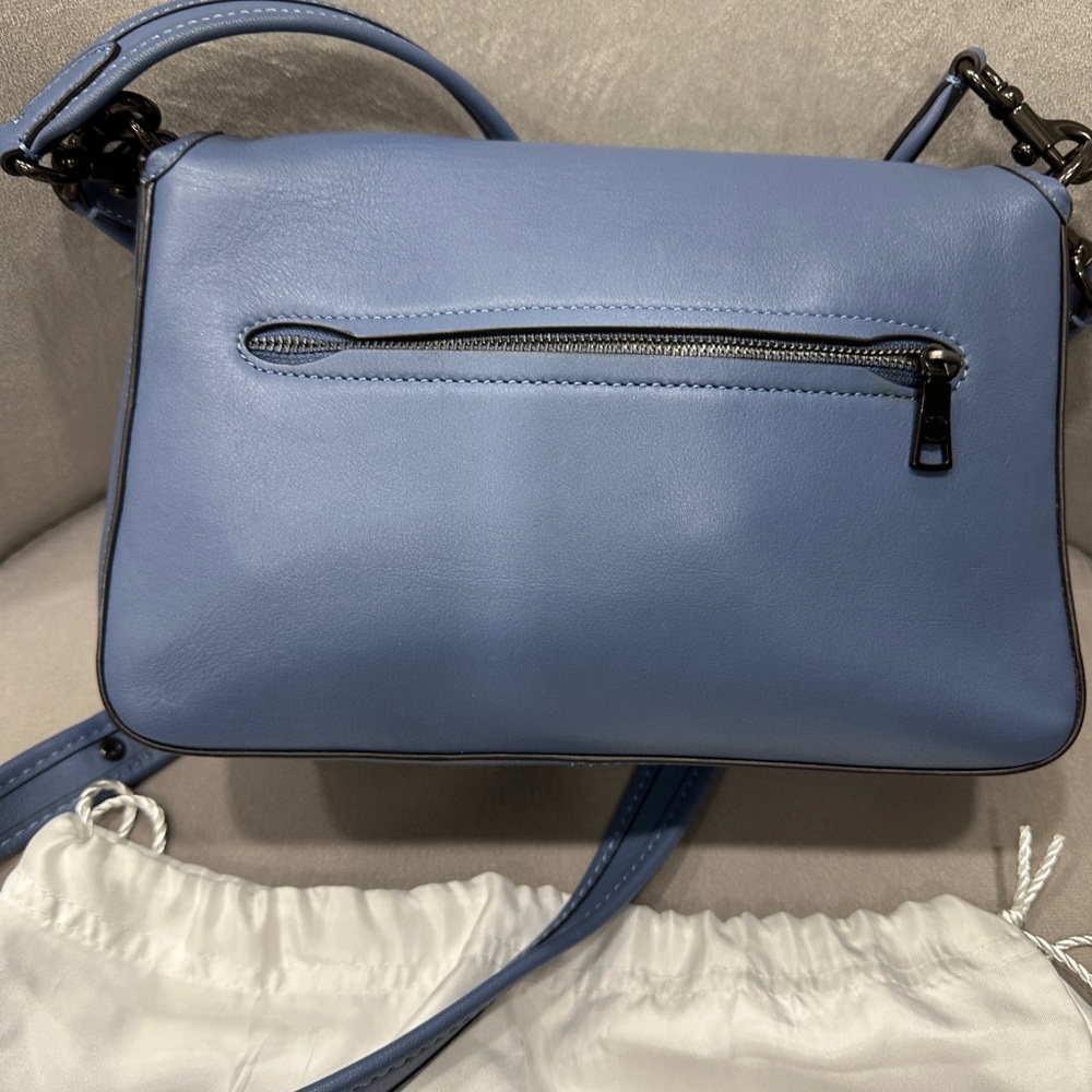 Coach Soft Tabby Blue Shoulder Bag - Picture 3 of 10